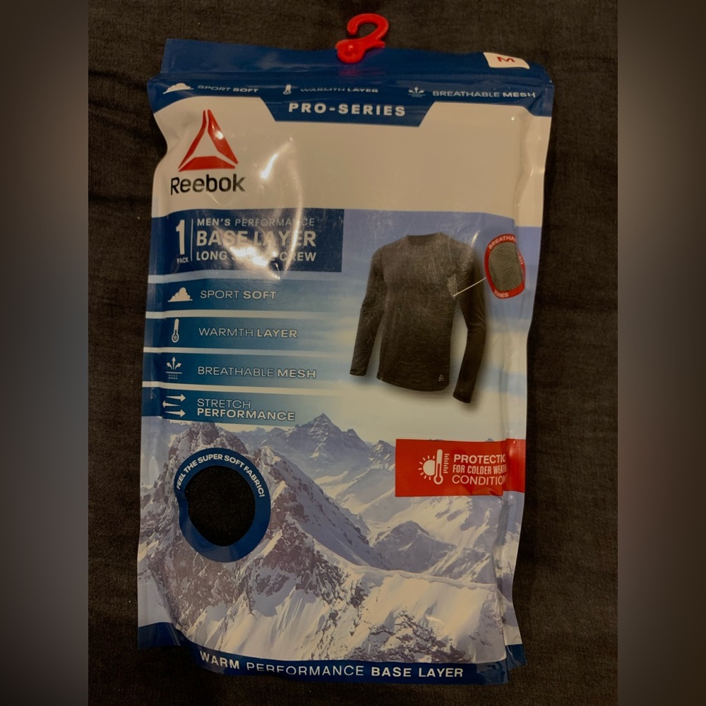 Reebok sealed base layer thermal | Men’s medium